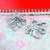 10pcs Octopus Charms DIY Jewelry Making Pendant Fit Bracelets Necklaces