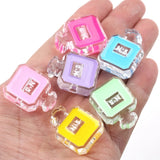 10pcs Wine Bottle Shape Acrylic Beads for Jewelry Making DIY Accessories