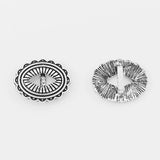 10pcs Flower Slider Beads Spacer For Flat Leather Cord Jewelry Findings