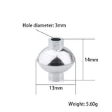 10pcs Oval Strong Magnet Clasp DIY Jewelry Findings