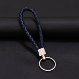 10pcs PU Leather Keychain Car Keyrings Men Women DIY bag Pendant Key Chain