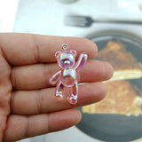 10pcs Bear Resin Charms for Earring Bracelet Pendant Making