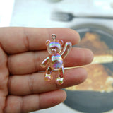 10pcs Bear Resin Charms for Earring Bracelet Pendant Making