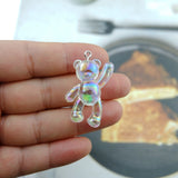 10pcs Bear Resin Charms for Earring Bracelet Pendant Making