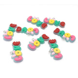 10pcs Resin LOVE Alphabet Charms Pendants For DIY Jewelry D165