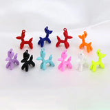 10pcs/pack Balloon Dog Metal Charms Alloy DIY Jewelry Making