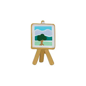 10pcs Painting Easel Charm for Living Glass Locket Necklace Bracelet