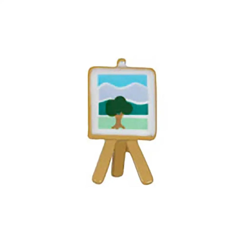 10pcs Painting Easel Charm for Living Glass Locket Necklace Bracelet