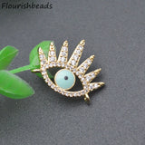 10pcs Evil Eye Charms Pendants for Necklace Making