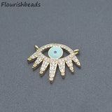 10pcs Evil Eye Charms Pendants for Necklace Making