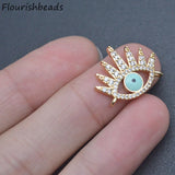 10pcs Evil Eye Charms Pendants for Necklace Making