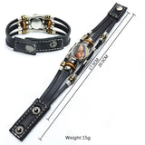 10pcs Custom Photo Leather Bracelet 18MM Logo Baby Mom Dad Grandparent Lover