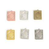 10pcs Photo Frame Memory Book Locket Charm Pendant Romantic Love Vintage