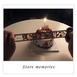 10pcs Film Roll Keychain DIY Photo Album Keyrings Personalized Gift