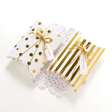 10pcs Pink Geometric Print Pillow Paper Box DIY Jewelry Gift Packing