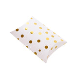 10pcs Pink Geometric Print Pillow Paper Box DIY Jewelry Gift Packing