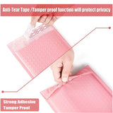 10pcs Pink Bubble Envelope Bags Self Seal Mailers Padded Envelopes With Bubble