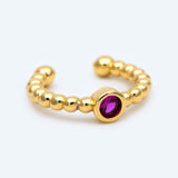 10pcs Pink Cubic Zirconia Earwire Earring Clips