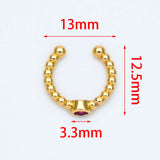 10pcs Pink Cubic Zirconia Earwire Earring Clips