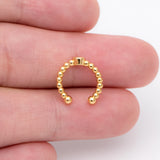 10pcs Pink Cubic Zirconia Earwire Earring Clips