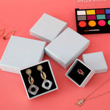 10pcs Pink Jewelry Box Earring Necklace Rings Organizer Display Gift Case