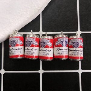 10pcs DIY Mini Wine Bottle Charms for Earrings Bracelets