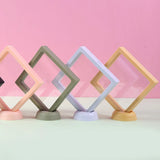 10pcs Plastic Round Base Holder Stand for Jewelry Packing Box Display