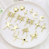 10pcs Punk Alloy Pendants for DIY Jewelry