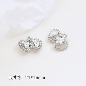 10pcs Punk Sweet Ins Alloy Pendant DIY Jewelry Pendants Accessories