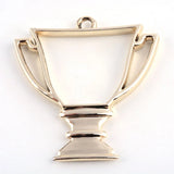 10pcs Alloy Open Back Bezel Pendants DIY Resin Jewelry Hollow Multiple Pattern