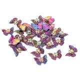 10pcs Butterfly Pendant Charms for Necklace DIY Jewelry Women Xmas
