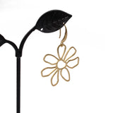 10pcs Raw Brass Flower Charms Pendant For Jewelry Making