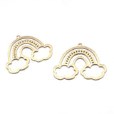 10pcs Brass Rainbow Charms for Earrings DIY Jewelry Making