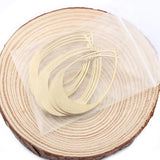 10pcs Raw Brass Water Drop Charms Pendant for DIY Earrings Necklaces