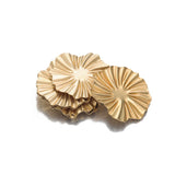 10pcs Raw Brass Leaf Charms for Statement Drop Earrings