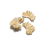 10pcs Brass Abstract Circle Geometric Flower Pendants for Earrings