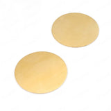 10pcs Raw Brass Round Stamping Blank Charms for Jewelry Making
