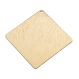 10pcs Raw Brass Square Earrings Charms Textured Stamping Pendants DIY Jewelry