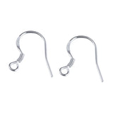 10pcs 925 Sterling Silver Ear Hooks Wire Spring Earring Clasps