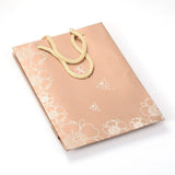 10pcs Flower Butterfly Cardboard Paper Gift Shopping Bags 15x11x6