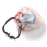 10pcs Rectangle Satin Jewelry Pouches Drawstring Bags Mixed