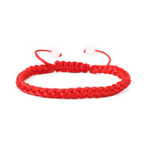 10pcs Red Woven Thread Rope Lucky Bracelet Charms Bracelet For Lovers' Gift