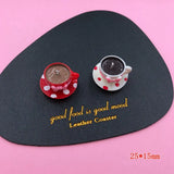 10pcs Resin 3D Cup Charm for DIY Earring Keychain Decoration