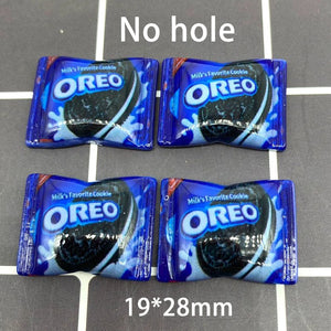 10pcs Resin Chocolate Biscuit Earring Charms DIY Phone Case Embellishment D94
