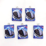 10pcs Resin Chocolate Biscuit Earring Charms DIY Phone Case Embellishment D94