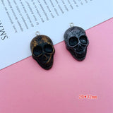10pcs Halloween Skull Charm Pendant for DIY Jewelry Making
