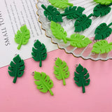 10pcs Resin Lucky Tree Charm Leaf Pendant for DIY Jewelry Scrapbooking