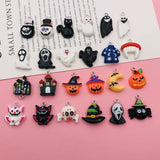 10 Pcs Halloween Skull Charm Pendant for DIY Jewelry Making