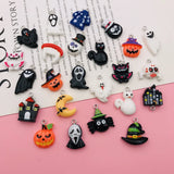 10 Pcs Halloween Skull Charm Pendant for DIY Jewelry Making