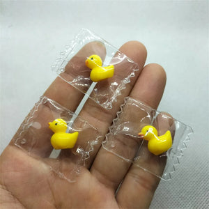 10pcs Resin Duck Charms for DIY Jewelry Making